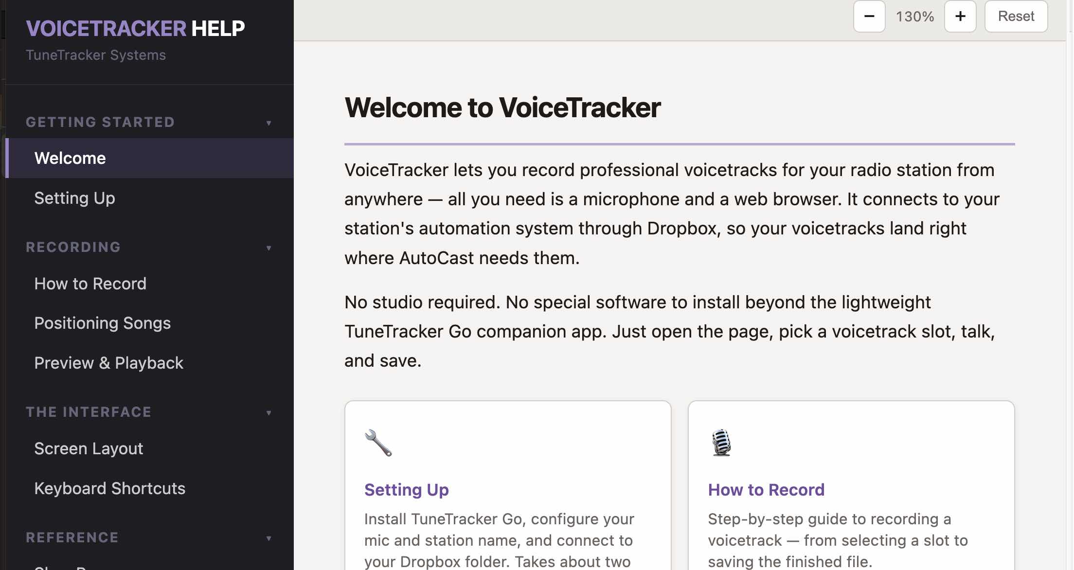 VoiceTracker Documentation