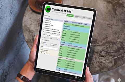 ClockWork Mobile scheduling